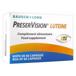Bausch & Lomb PreserVision Lutéine - 60 Capsules
