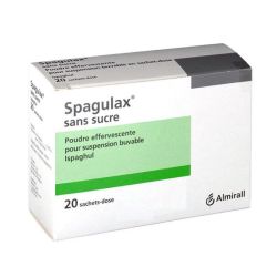 Spagulax sans sucre poudre effervescente 20 sachets