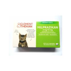 Clément Thékan Milprazikan 4mg/10mg comprimés pelliculés pour chaton