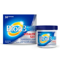 Bion 3 Vitalité 50+ Vitamines dès 50 ans - 30 comprimés Format 1 mois