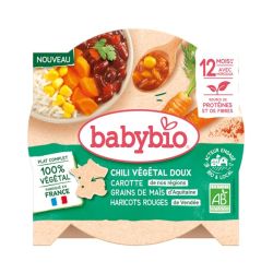 Babybio Assiette Chili Végétal Doux 12 mois - 230g