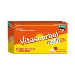 Vitascorbol Multi Junior - 30 comprimés à croquer