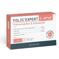 Densmore Folic'Expert Acide Folique 5-MTHF - 30 Comprimés
