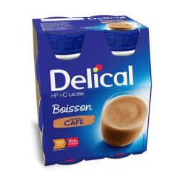Delical Boisson Lactée HP/HC Café - 4 x 200ml