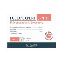 Densmore Folic'Expert Acide Folique 5-MTHF - 90 Comprimés