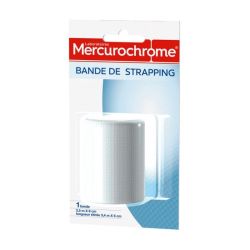 Mercurochrome Bande de Strapping 2,5 m x 6 cm