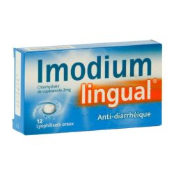 Imodium Lingual 12 comprimés orodispersibles - Lopéramide