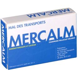 Mercalm 15 comprimés - Dimenhydrinate