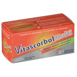 Vitascorbol Multi Adulte - 30 comprimés