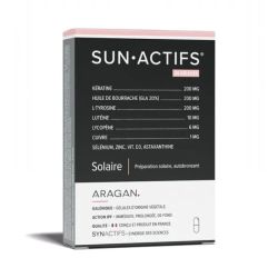 Aragan Synactifs SUNactifs Solaire 30 gélules - Préparation solaire, autobronzant