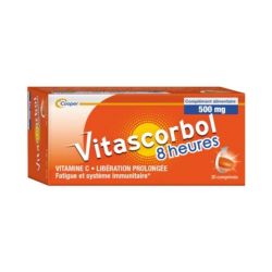Vitascorbol 8 Heures 500 mg - 30 comprimés