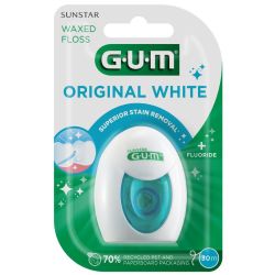 GUM Original White Fil Dentaire - 30 mètres