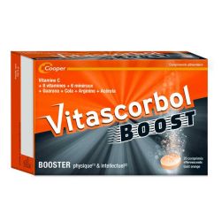 Vitascorbol Boost Booster - 20 Comprimés Effervescents