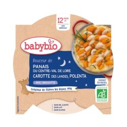 Babybio Assiette Panais Carotte Polenta Ciboulette 12 mois - 230g