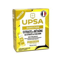 UPSA Citrate de Bétaïne & Citrate de Calcium - 10 Sachets