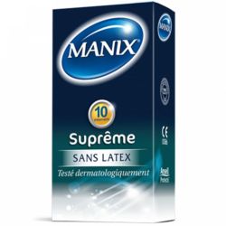Manix Suprême Sans Latex 10 préservatifs